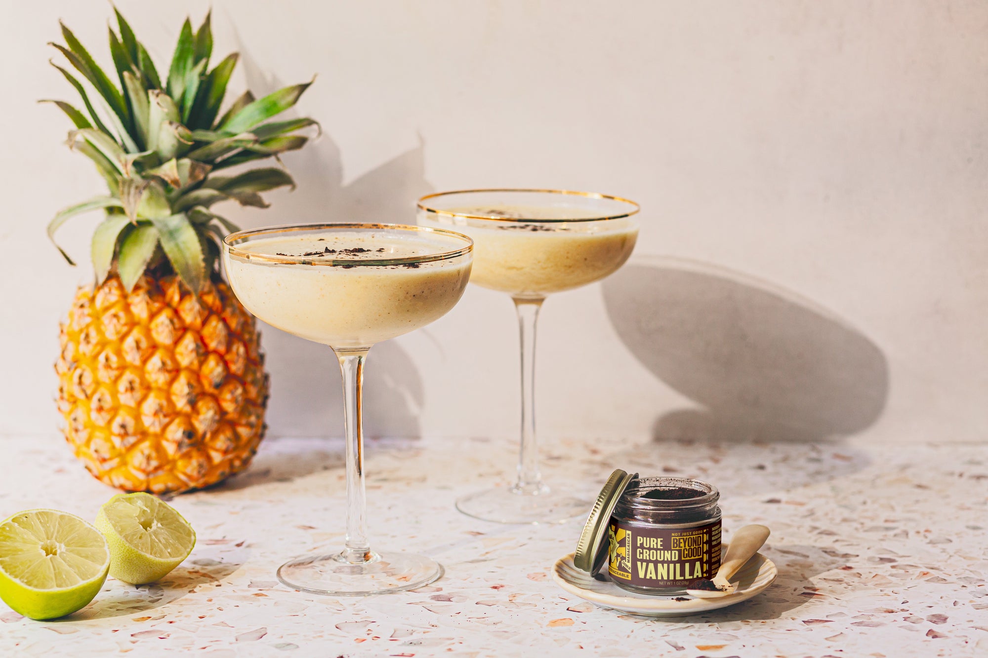 Vanilla Roasted Pineapple Pina Colada
