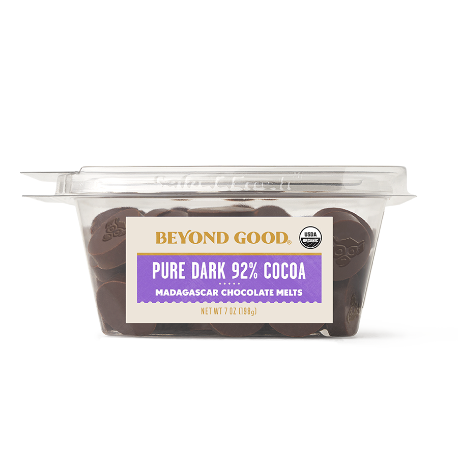 Pure Dark 92% Chocolate Melts