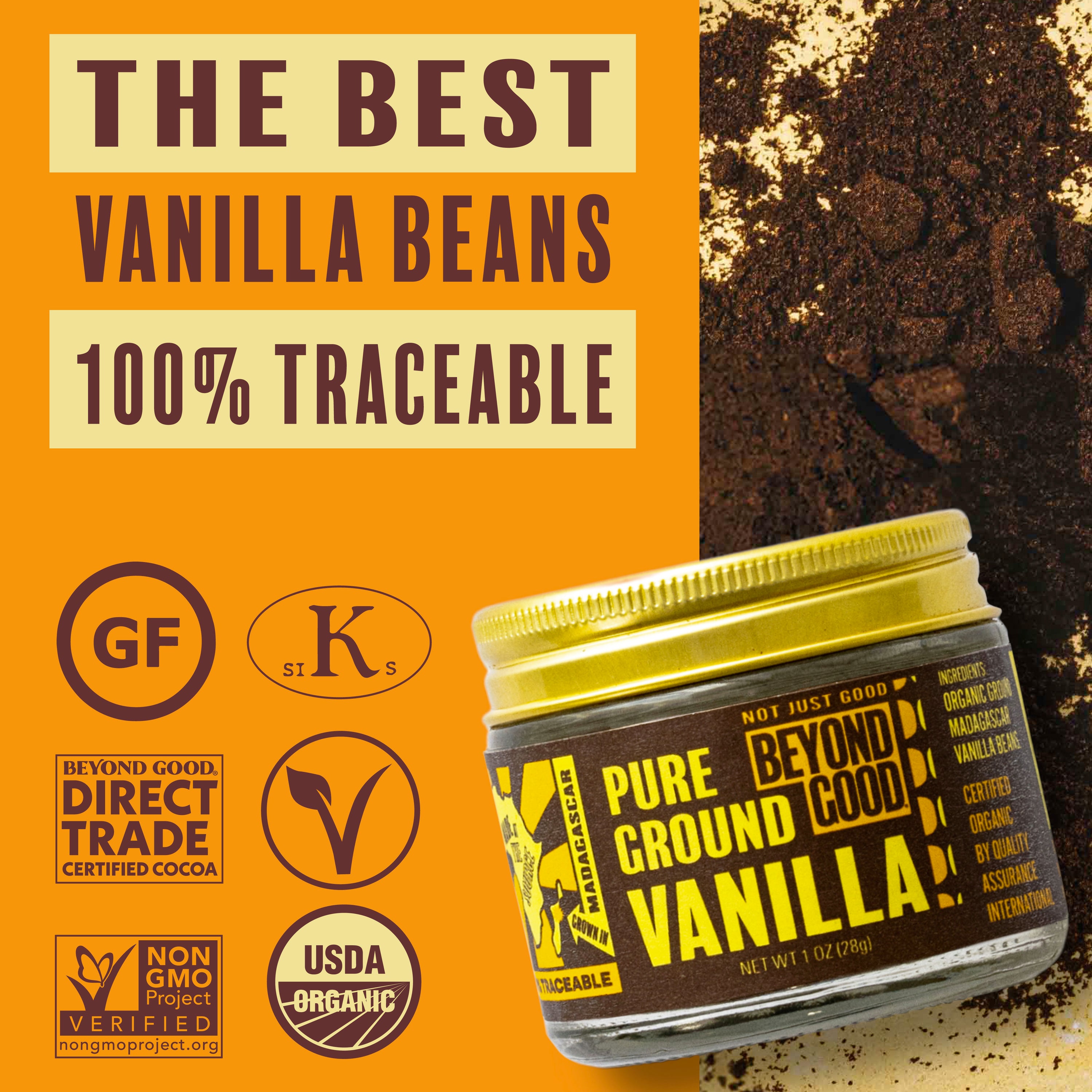 Pure Ground Madagascar Vanilla Powder