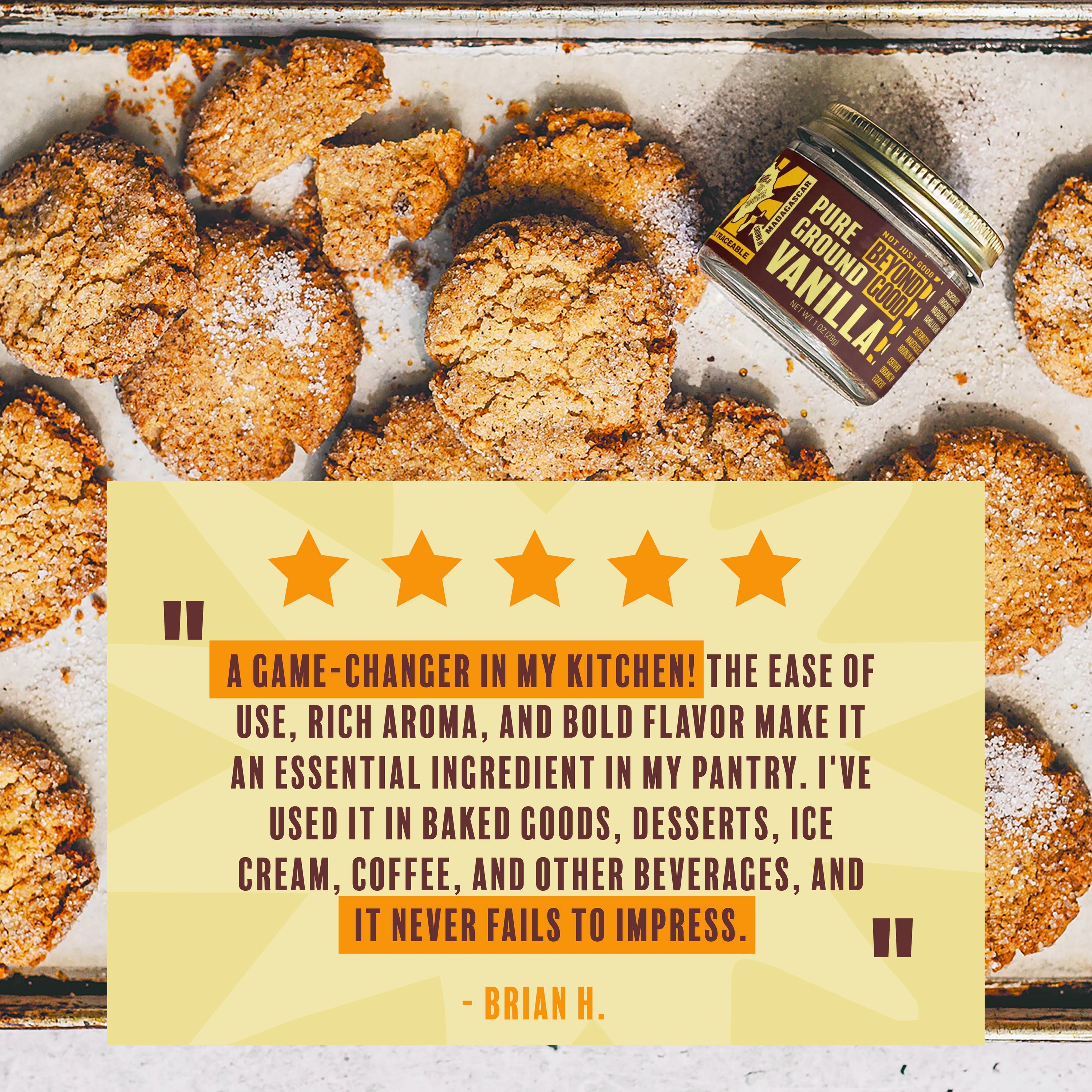 Pure Ground Madagascar Vanilla Powder