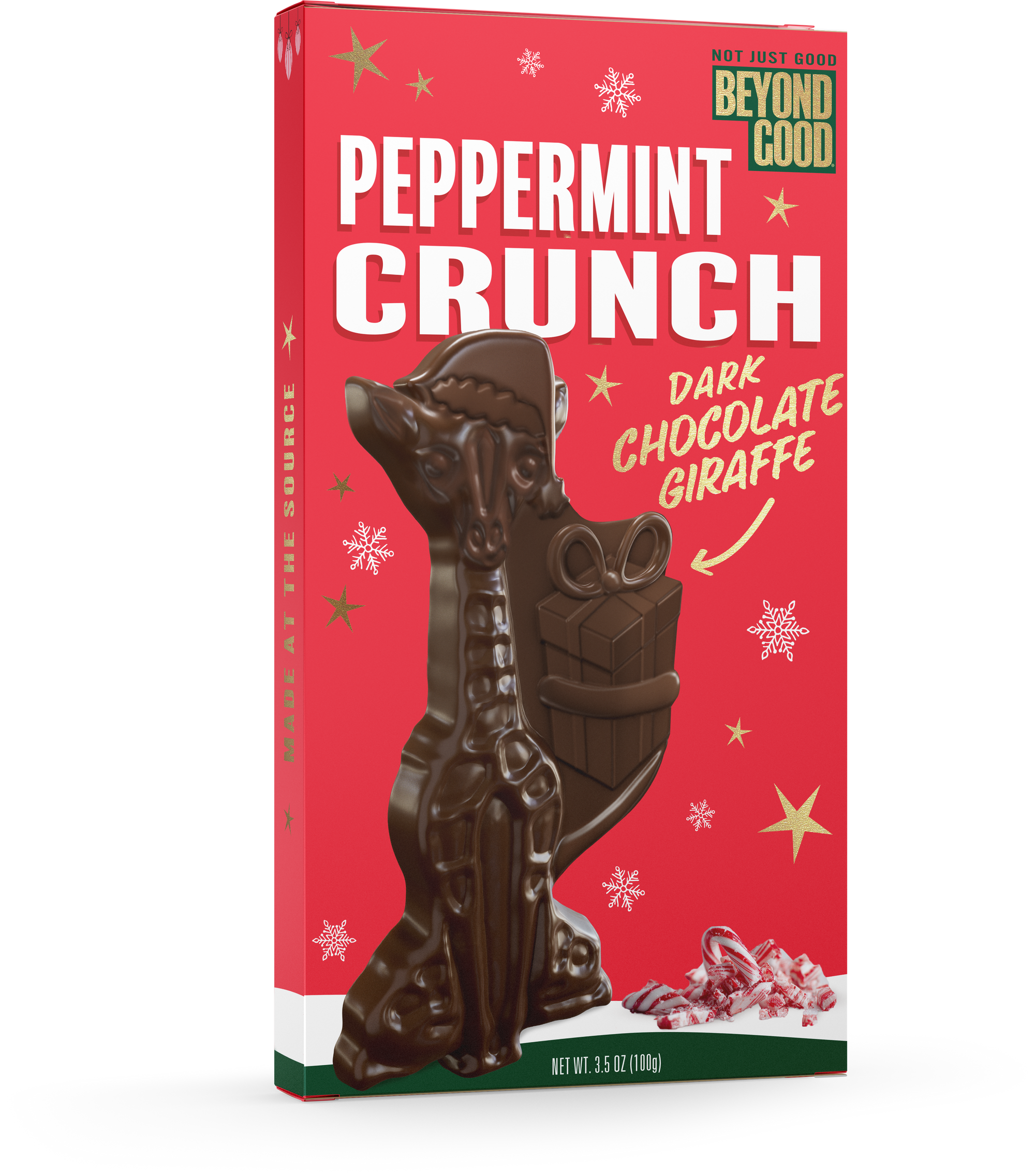 Peppermint Crunch 60% Dark Chocolate Giraffe