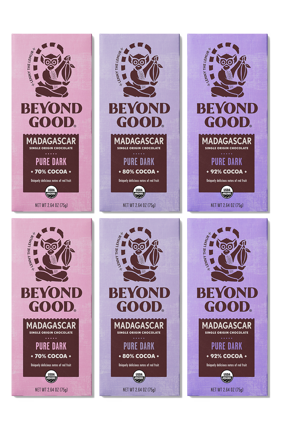 Pure Dark Single Origin Madagascar Chocolate Set