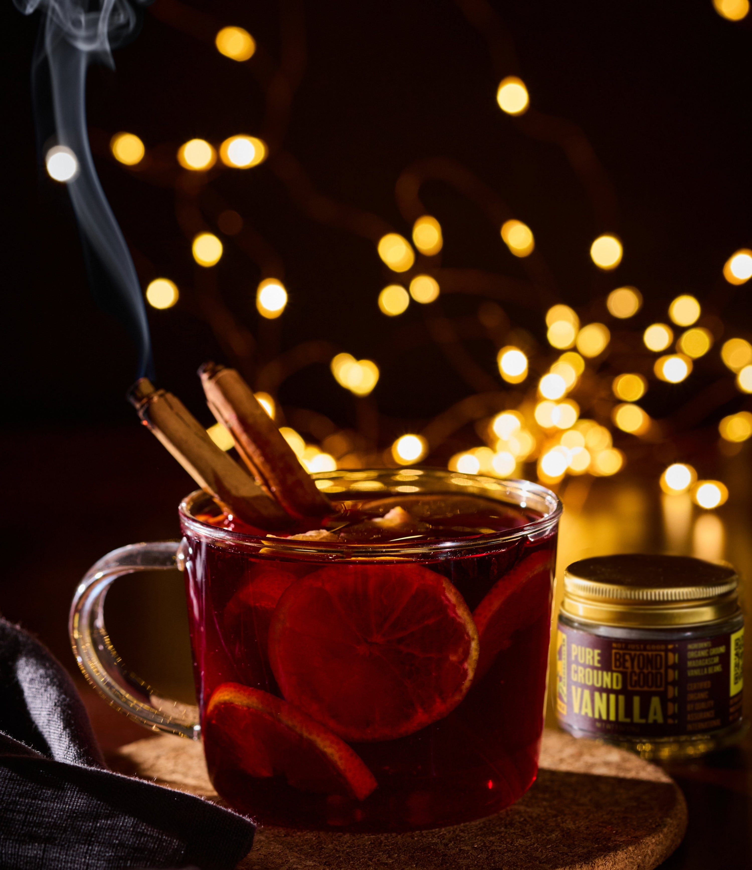 Mulled Red Wine with Vanilla