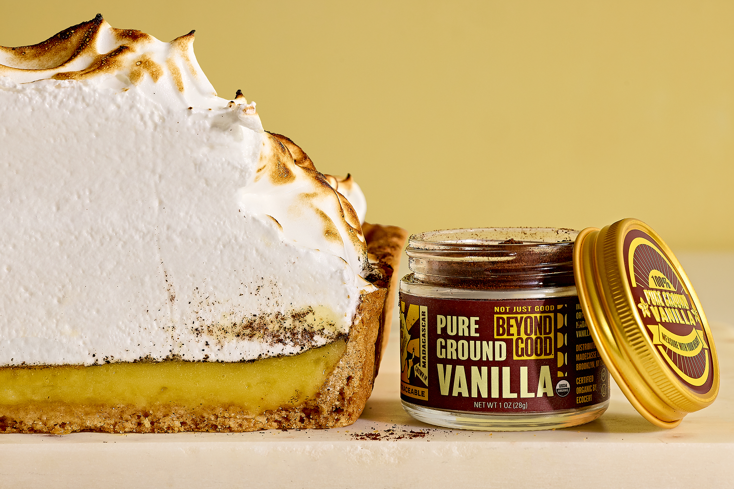 Vanilla Lemon Meringue Tart