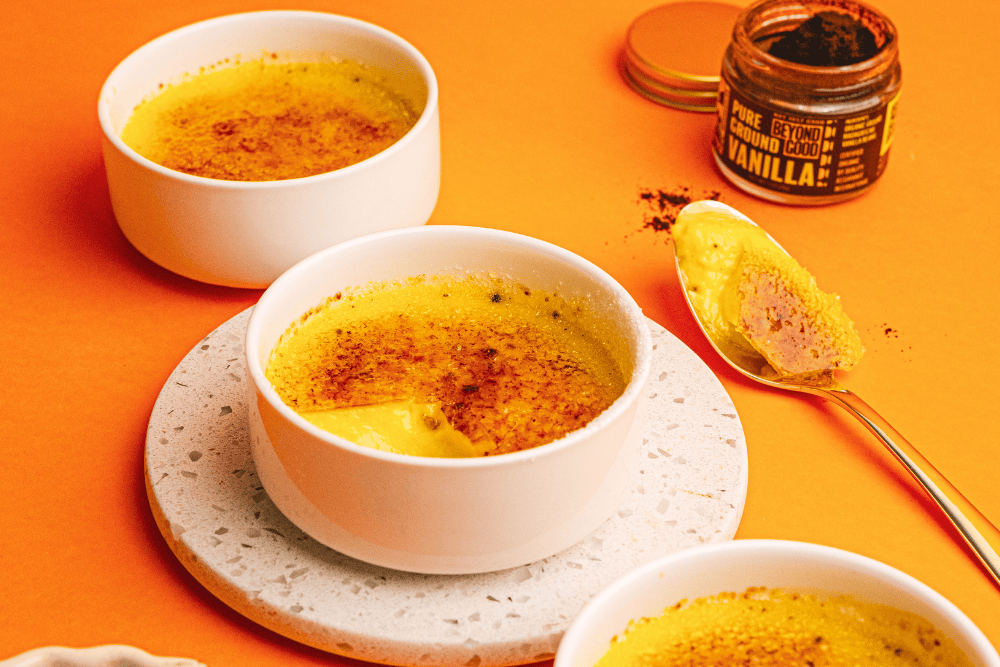 Vanilla Pumpkin Spice Crème Brûlée