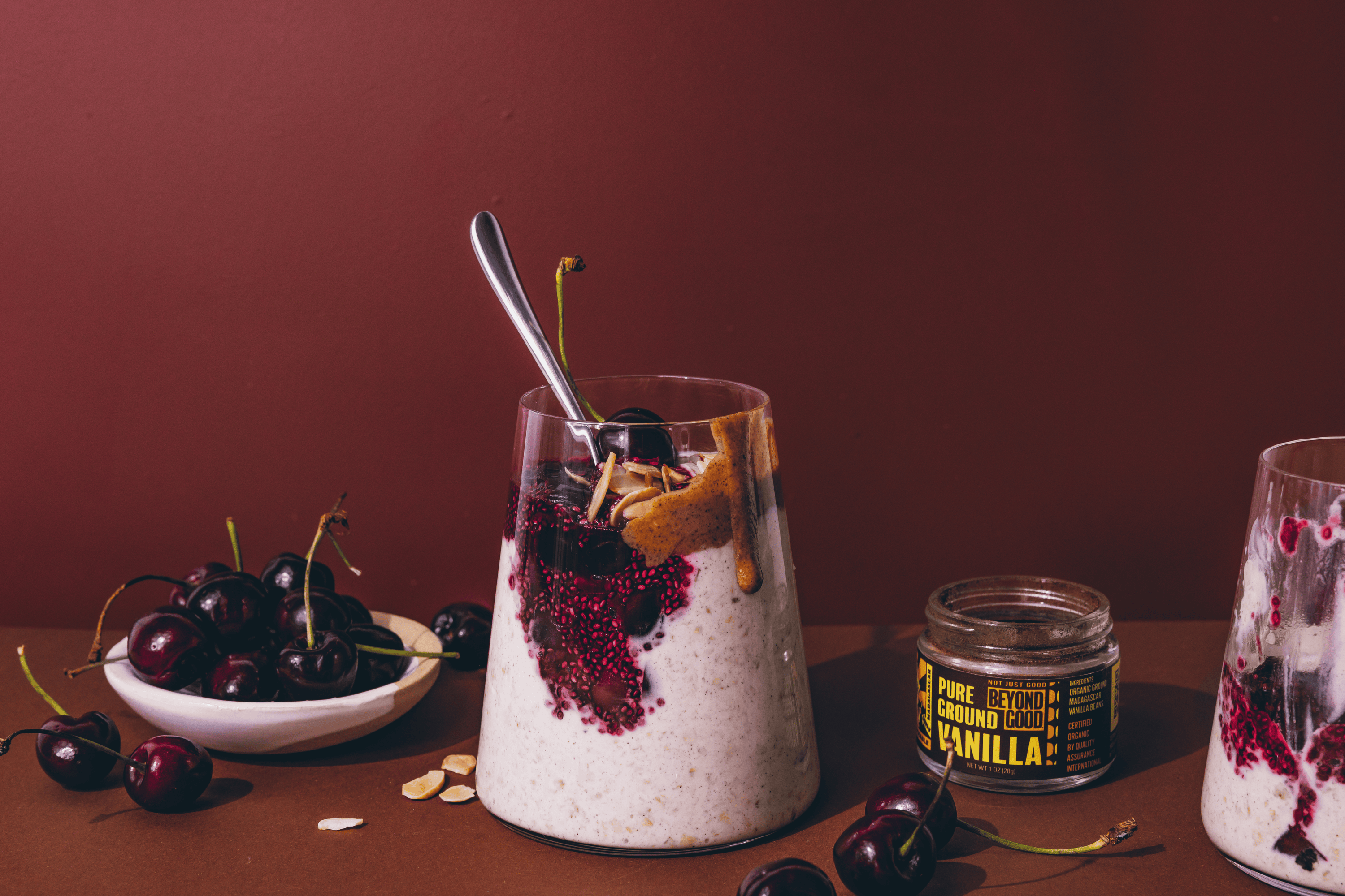 Cherry Pie Overnight Oats