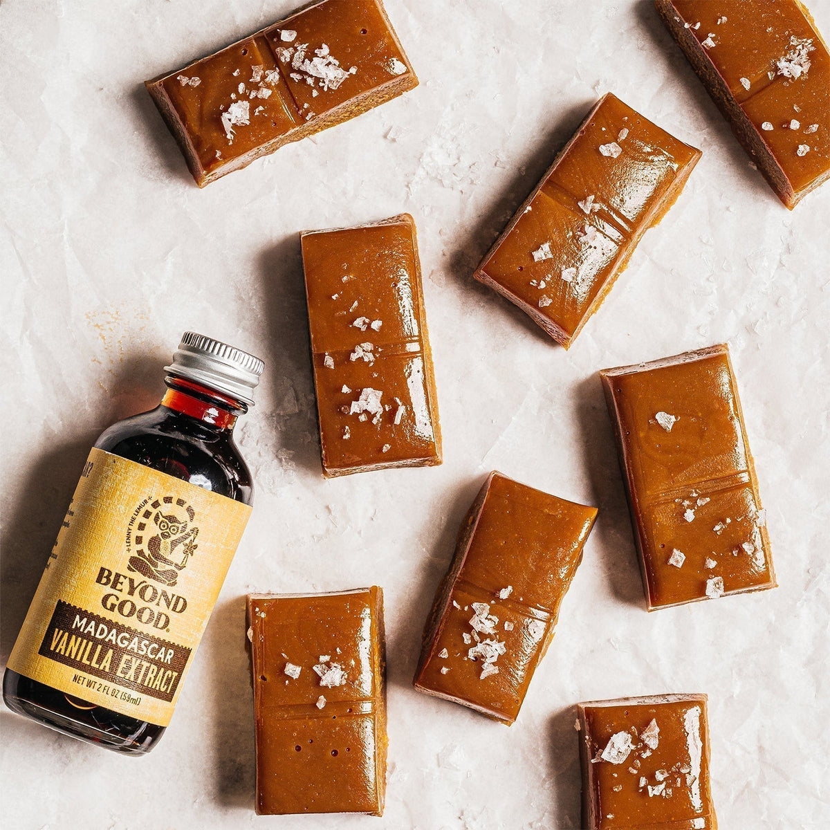 Vanilla Salted Caramels