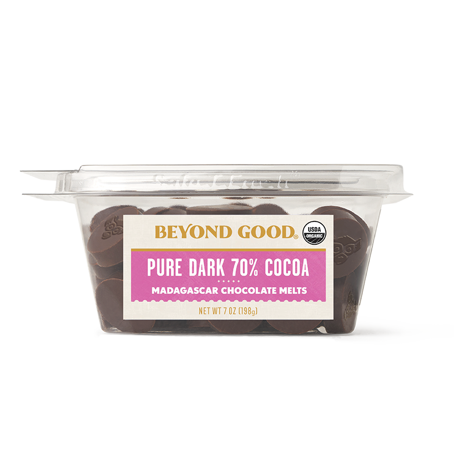Pure Dark 70% Chocolate Melts