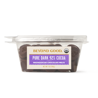Pure Dark 92% Chocolate Melts
