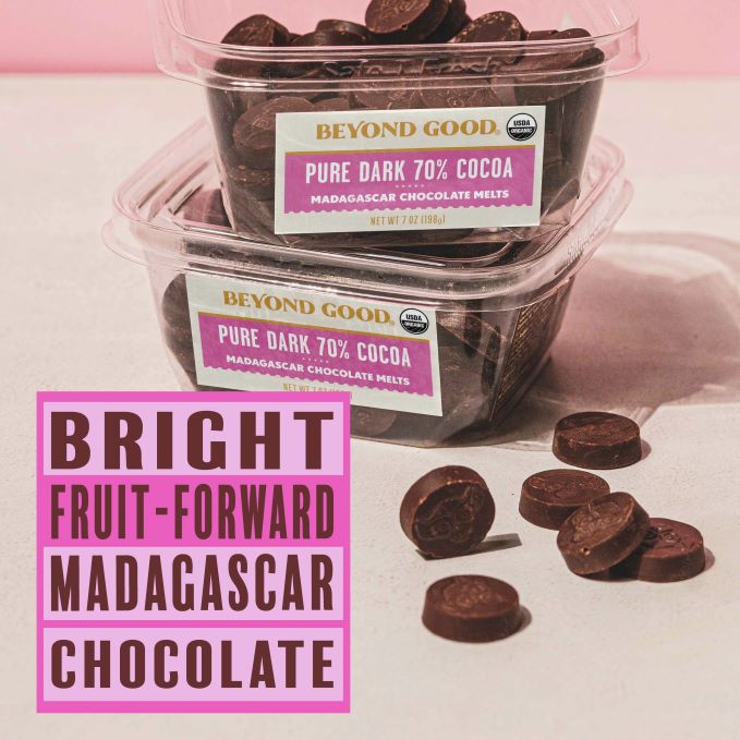 Pure Dark 70% Chocolate Melts