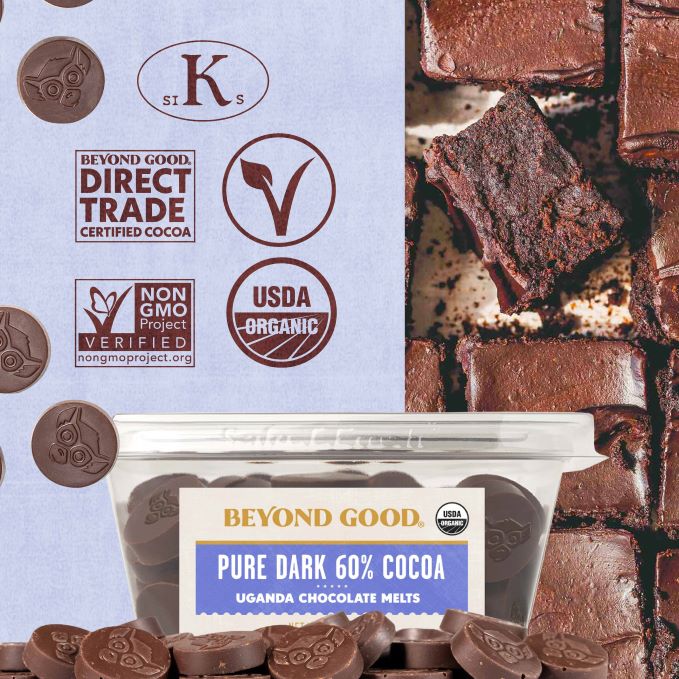 Pure Dark 60% Chocolate Melts