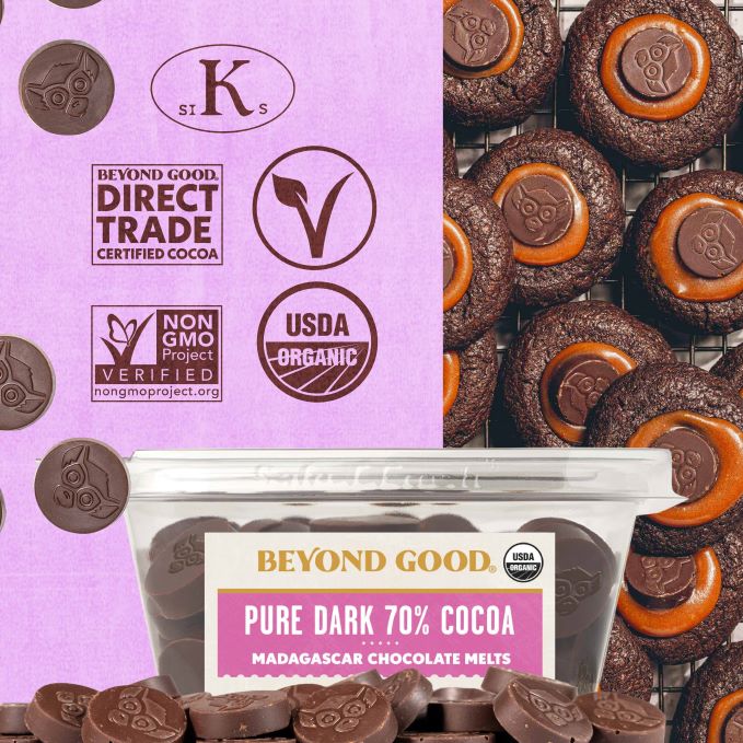 Pure Dark 70% Chocolate Melts