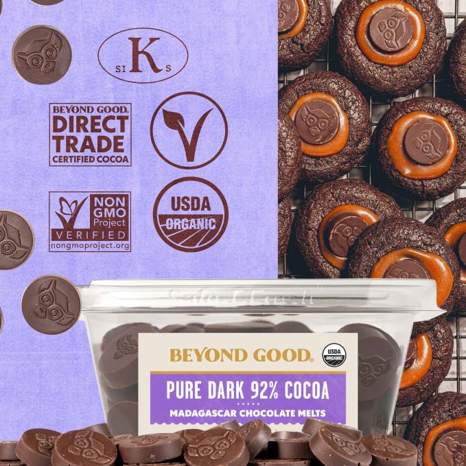 Pure Dark 92% Chocolate Melts