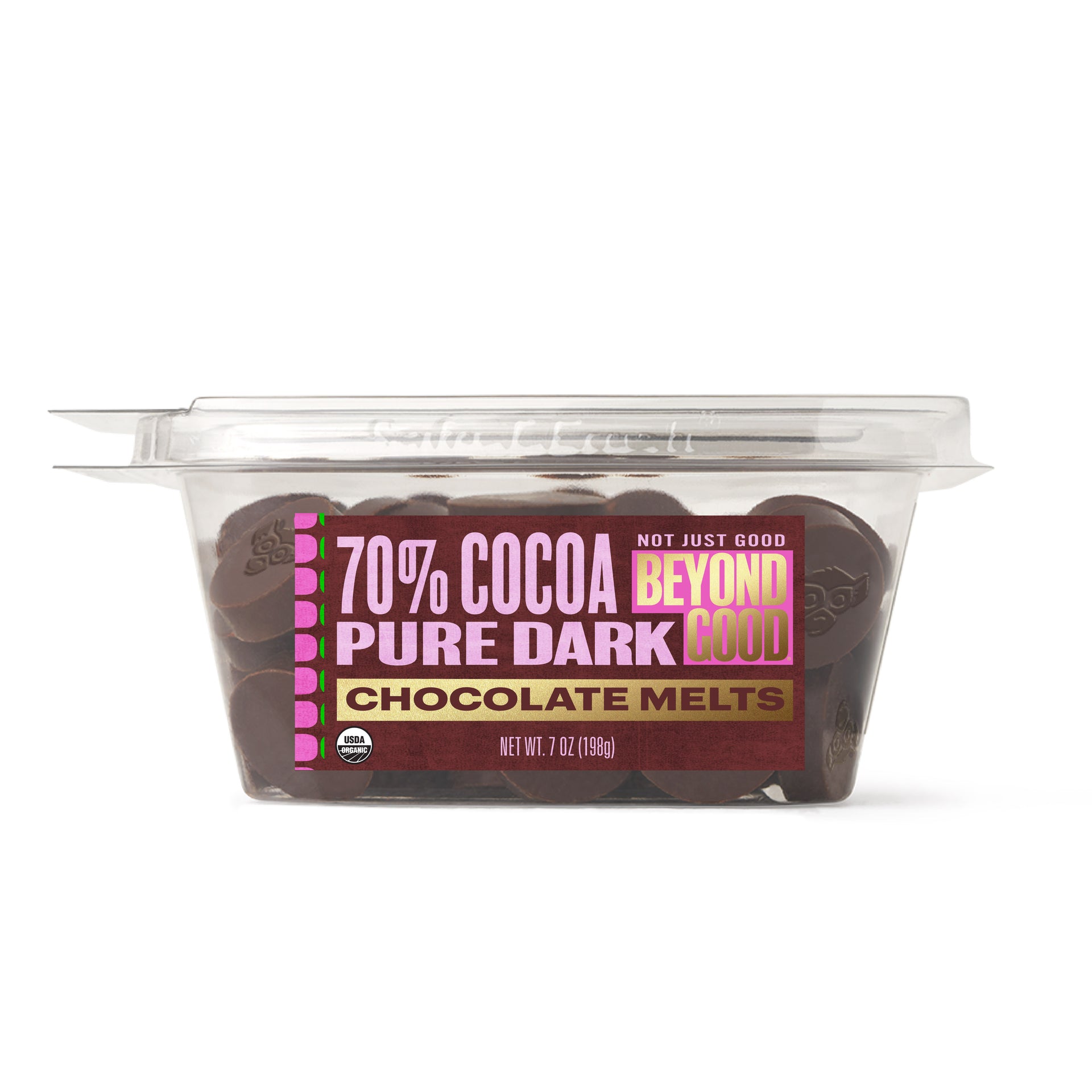 Pure Dark 70% Chocolate Melts