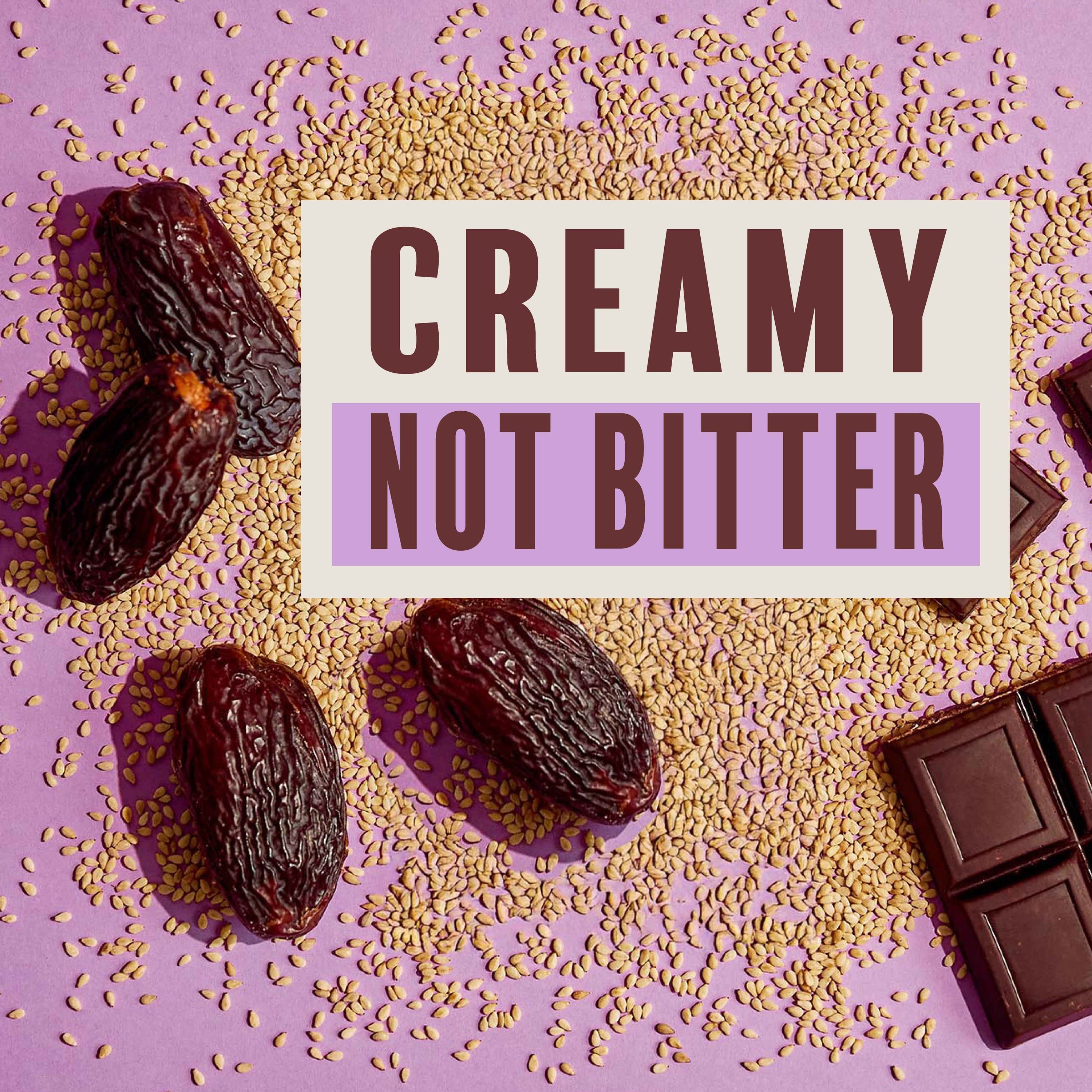100% Cocoa Dark Chocolate with Dates & Sesame