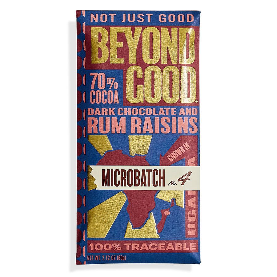 [Microbatch] 70% Cocoa Dark Chocolate and Rum Raisins