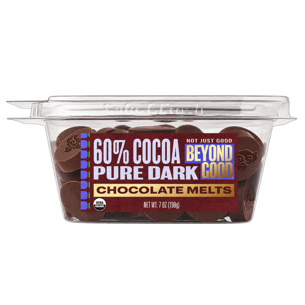 Pure Dark 60% Chocolate Melts