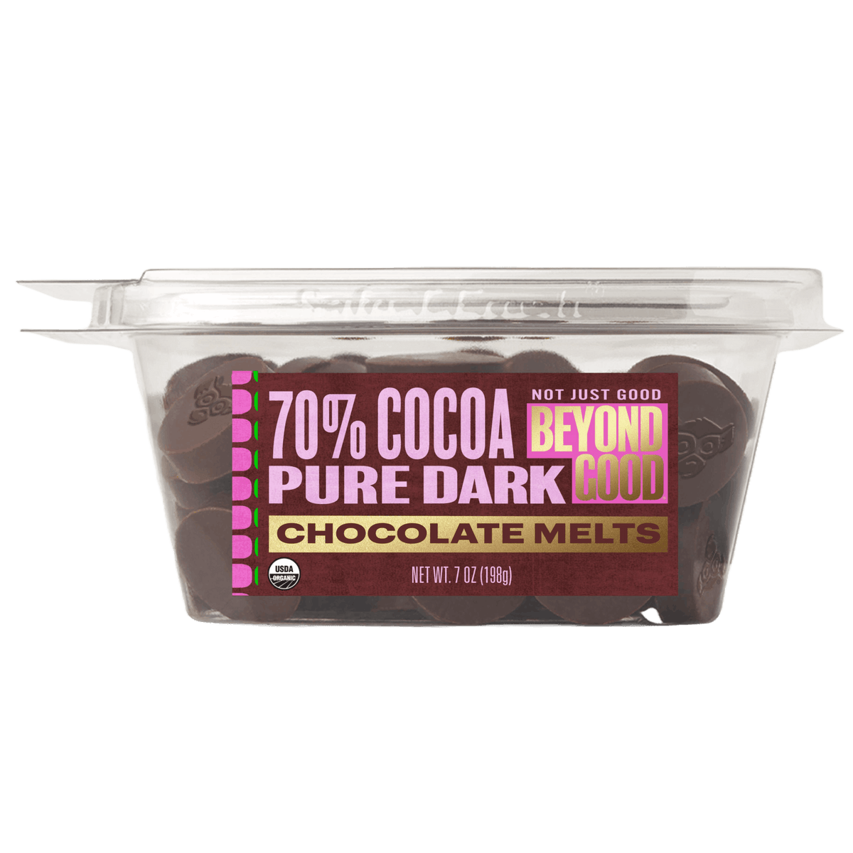 Pure Dark 70% Chocolate Melts
