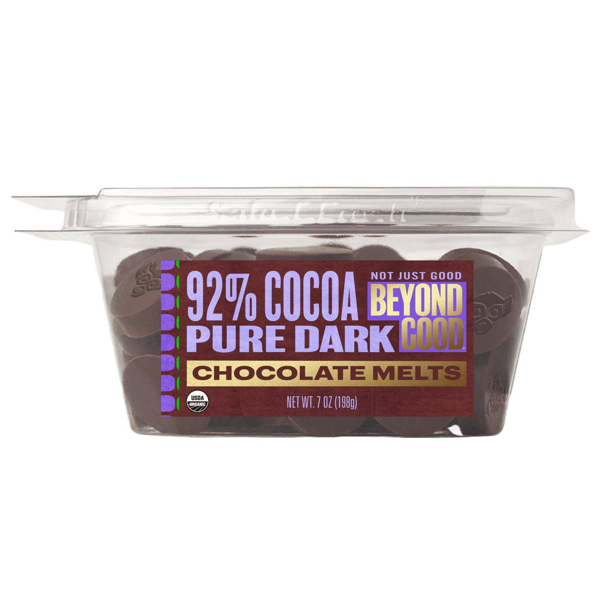 Pure Dark 92% Chocolate Melts