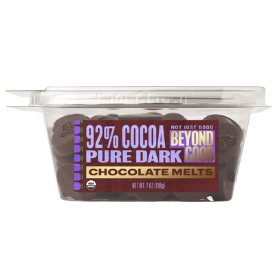 Pure Dark 92% Chocolate Melts