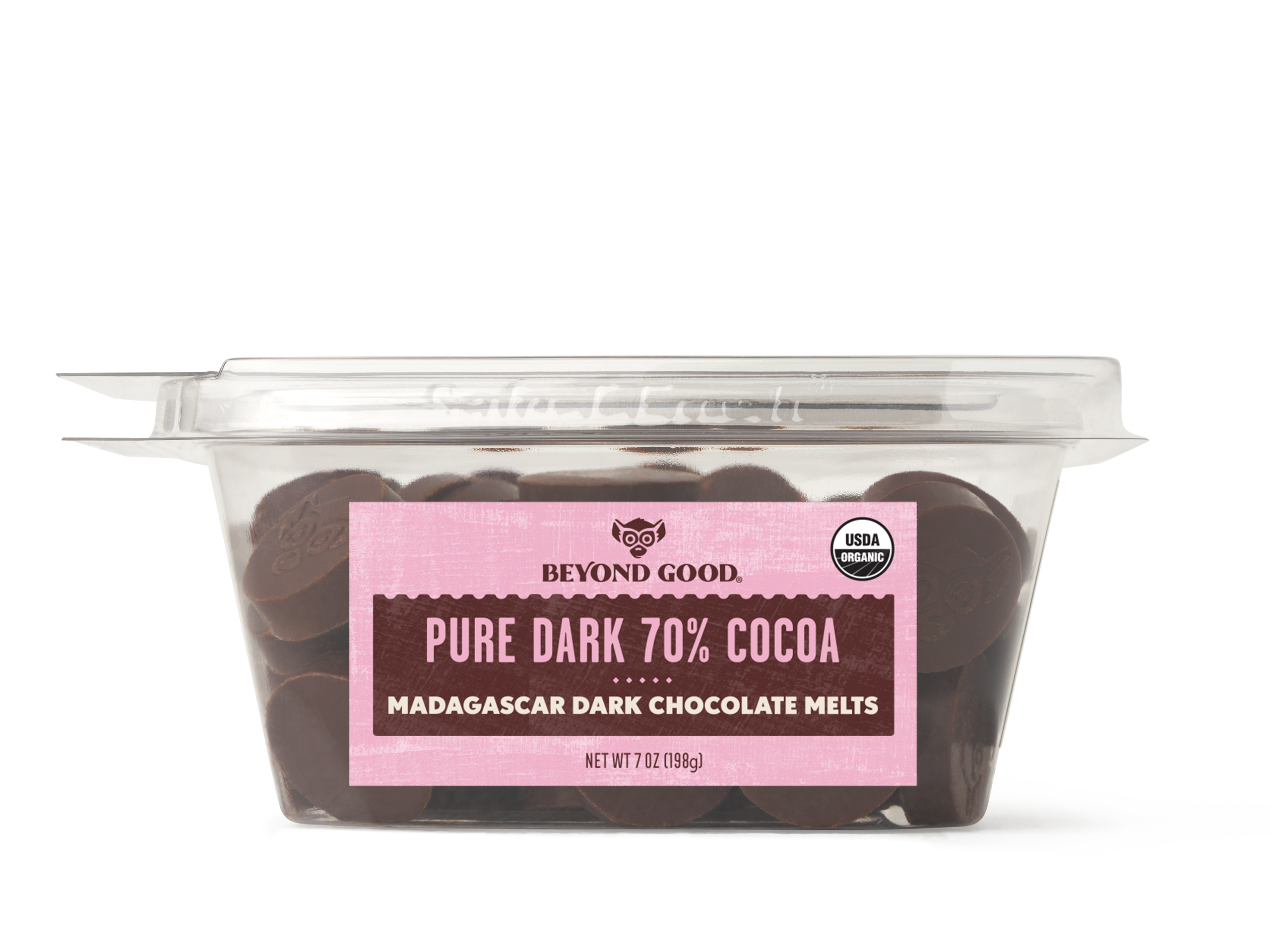 Pure Dark 70% Chocolate Melts