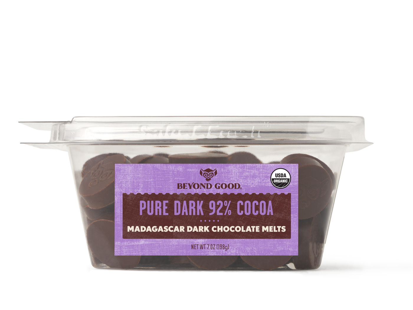 Pure Dark 92% Chocolate Melts